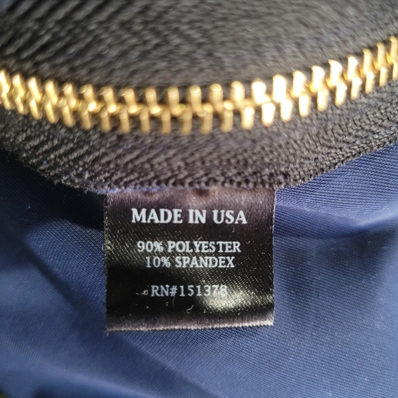 Gravitas NY Role Model (S 2-4) Navy Velour Sarah Sweatshirt New Made in USA - Picture 6 of 6